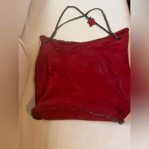 Stella McCartney Falabella Foldover Tote, Red